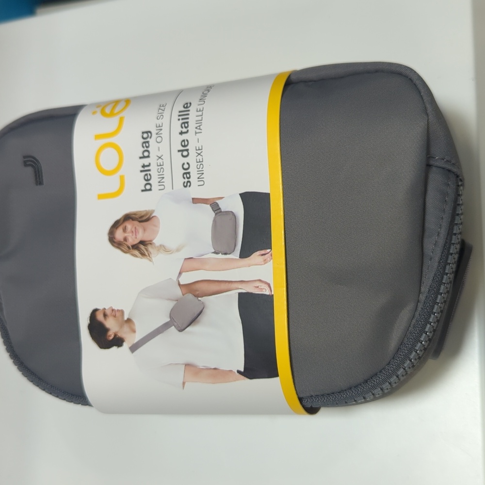🩶LOLE Grey belt bag.  So versatile functional everyday bag!